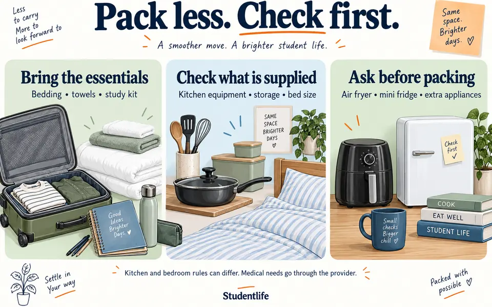 What to Bring to Student Accommodation